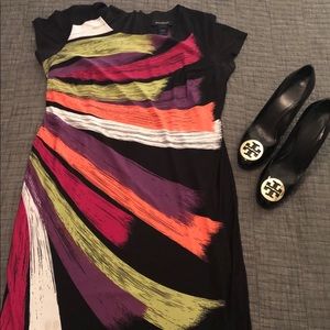 Colorful knee length dress